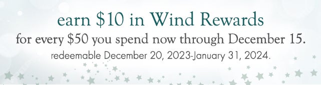 Earn $10 Rewards Coupon for every $50 spent now through Dec 15 Redeem Dec 20th - Jan 31, 2024