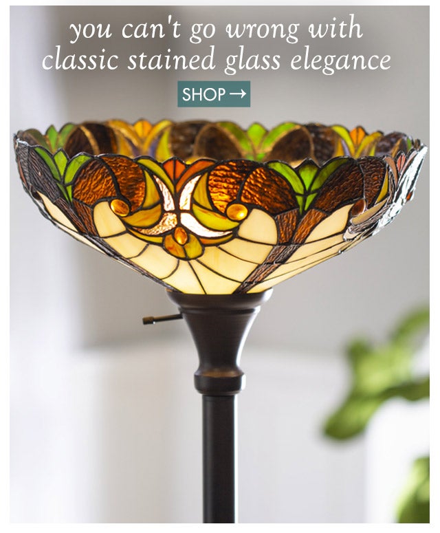 you can't go wrong with classic stained glass elegance shop>