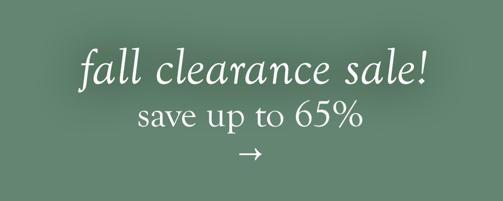 fall clearance sale Save up to 65%