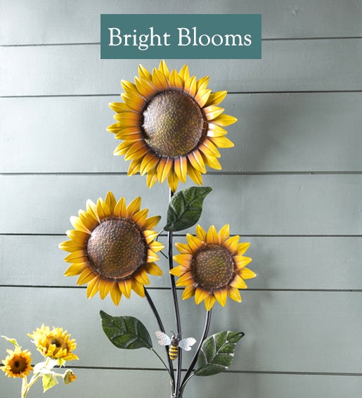 Image of Sunflower Stake BRIGHT BLOOMS